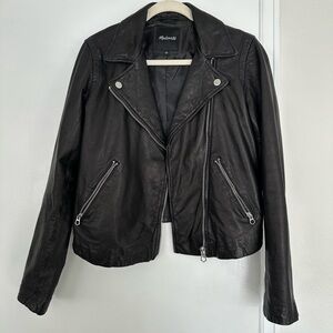 Madewell Black Leather Jacket